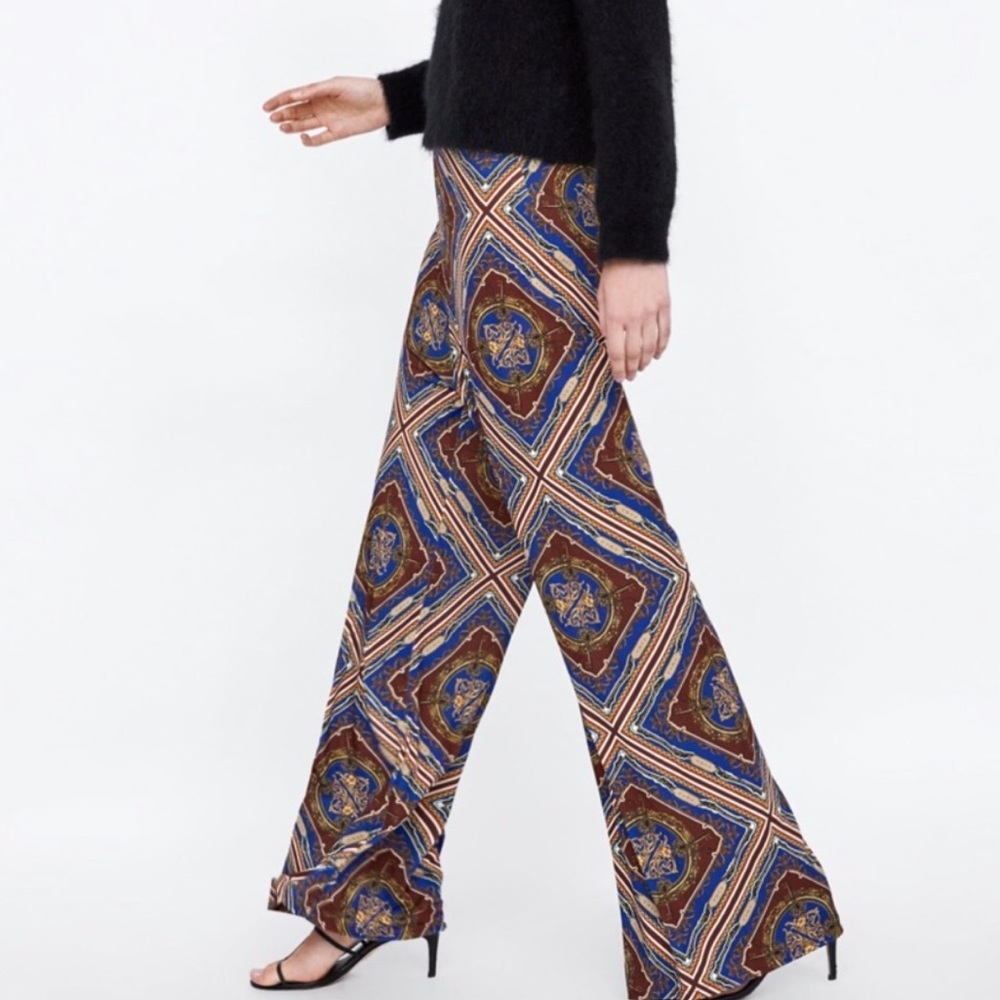 NWT Zara wide leg pant